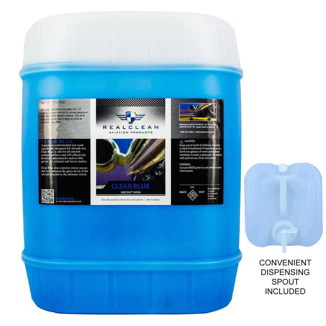 Clear Blue Premium Aircraft Wash - Real Clean Products 