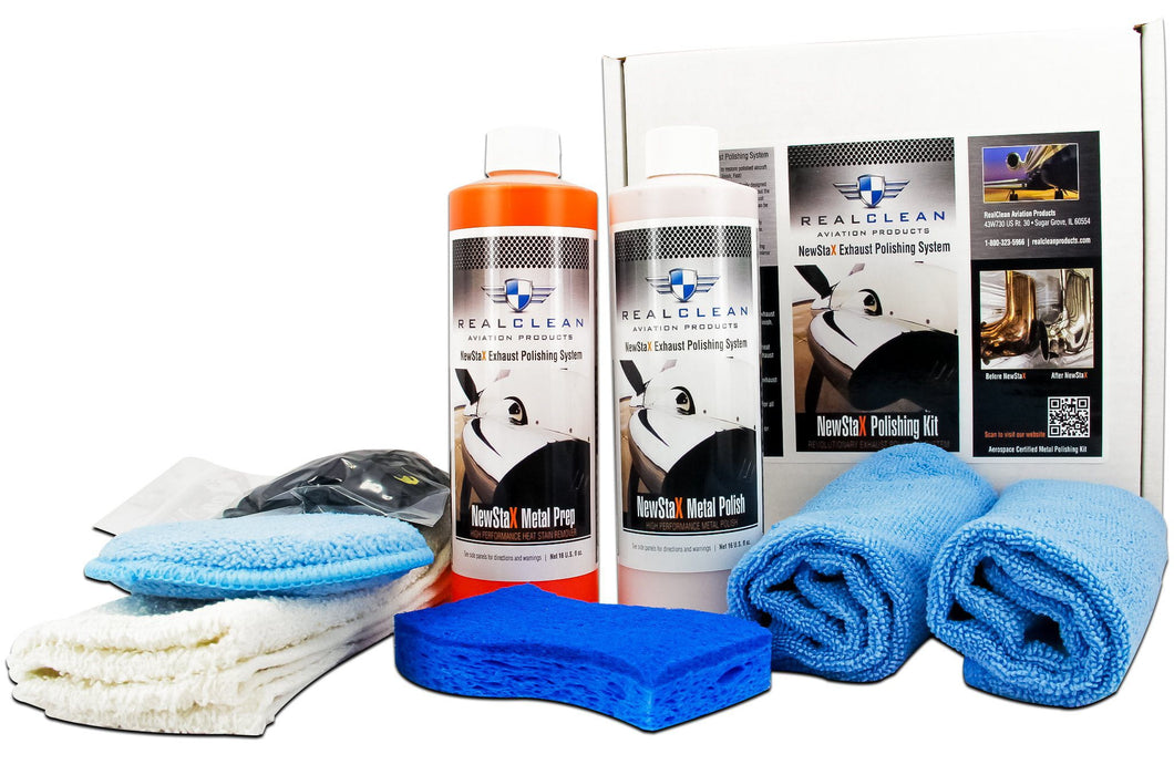 NewStax Aircraft Exhaust Polishing System - Real Clean Products 